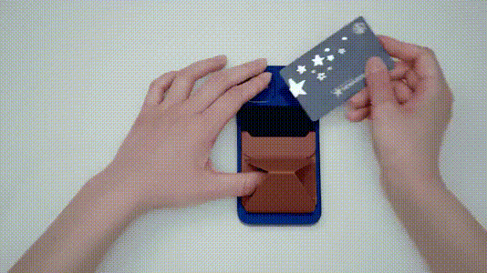 Moft Snap-On iPhone Stand & Wallet - Black - Tashqila Moft Snap-On iPhone Stand & Wallet - Black - Tashqila
